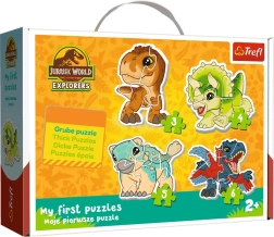 Puzzle for Little Ones – Cute Dinosaurs JURASSIC WORLD Trefl
