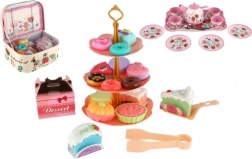 Детски метален чаен сервиз в куфарче