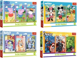 Puzzle 3×50 pieces – random design