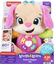 Интерактивно плюшено сестриче кученце FISHER-PRICE Laugh & Learn Smart Stages, многоезично