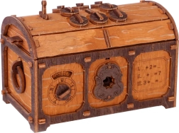 Escape Room Сандък със съкровище дървен 3D пъзел