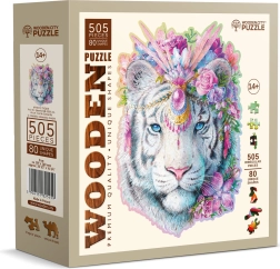 Дървен пъзел WOODEN CITY Мистичен тигър – 505 части