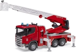 Детска пожарна кола Scania с въртяща се стълба и водно оръдие
