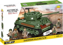 Конструктор на танк SHERMAN M4A2E8 (76)W – 865 части