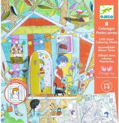 Откривателски книжки за оцветяване Нина и нейното игрално палатче