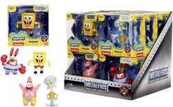 Метални колекционерски фигурки SPONGEBOB SQUAREPANTS – 4 вида (SpongeBob, Patrick, Squidward, Mr. Krabs) 6,5 см