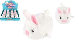 Плюшено навиващо се зайче 8 см