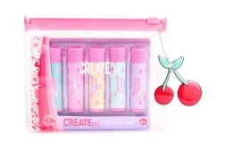 Комплект балсами за устни в калъф 5 бр. CREATE IT!