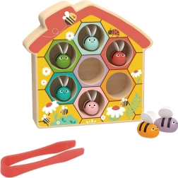 Дървена игра „Пчелен кошер“ за деца