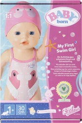BABY born My First плувец – плуваща кукла за водни игри 30 cm