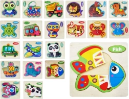 Wooden kids' puzzles – various motifs