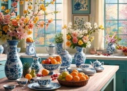Cherry Pazzi puzzle Morning in My Kitchen 2000 pieces
