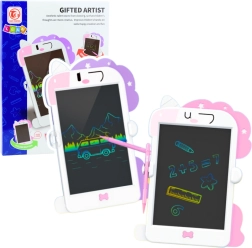 LCD дъска за рисуване с писалка Еднорог розова