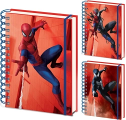 Spiderman лентикулярен тефтер A5 със спирала