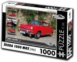 Retro Cars Puzzle Škoda 1000 MBX (1967) – 1000 pieces