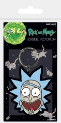 Гумена ключодържател RICK AND MORTY – лудата усмивка на Рик