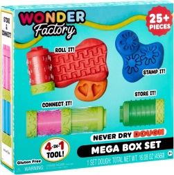Пластилин Wonder Factory Never Dry Dough Mega Box Set