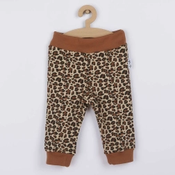 NICOLE Mia baby cotton sweatpants brown