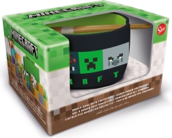 Minecraft купа за рамен и клечки за хранене подаръчен комплект