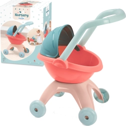 Дълбока количка за кукли с пластмасов сенник 45 см ECOIFFIER Nursery