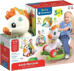 Interactive 3-in-1 Rocking and Ride-On Horse CLEMENTONI – CZ/EN