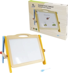 Babu double-sided magnetic wooden board with accessories