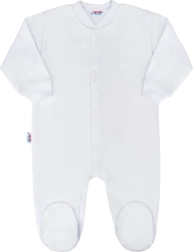 New Baby Classic Infant Sleepsuit White Size 86