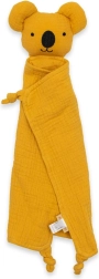 Muslin comforter NEW BABY koala mustard