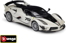 Bburago Ferrari FXX-K EVO No.70 черно-бял модел 1:18