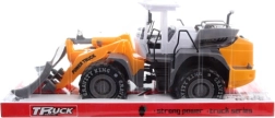 Plastic inertia-powered plow – construction vehicle for kids