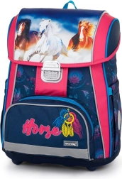 Premium school backpack horse