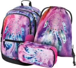 Комплект Baagl Ловец на сънища: Раница, пенал и сакче