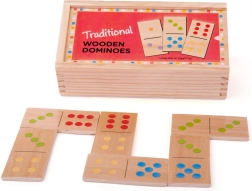 Дървено домино Bigjigs Toys класическо