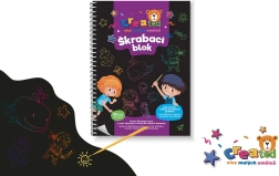 Скрач цветни тефтерчета 14 × 20 см, 10 листа