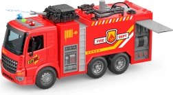 Пожарна кола с водно пръскане и светлинни и звукови ефекти 30 см