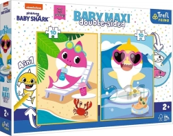 Детски пъзел Baby Shark 2x10 части Весел ден на акулата