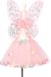 Elody Elf Girl Costume – Adjustable Skirt and Wings (3–5 years)
