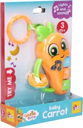 Играчка морковче с ефекти 16 см CAROTINA