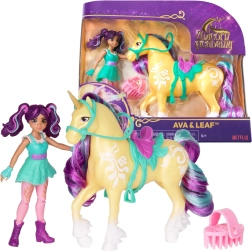 Unicorn Academy Ава и Лийф – кукла с еднорог и аксесоари