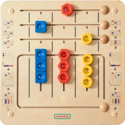 Masterkidz сортираща дъска Диаманти – стенна Монтесори образователна игра