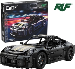 Конструктор CaDA спортен автомобил RUF GT 1:10 черен – 1655 части