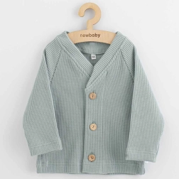 Baby cardigan with buttons New Baby Oliver grey 92