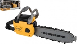 Детска моторна верижна резачка на батерии със звук и светлина 42 см