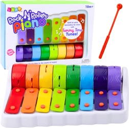 Rock N' Roller piano for kids - rotating colorful wheel