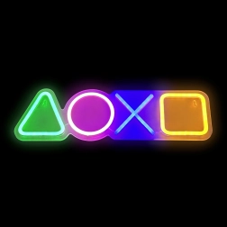 LED Neon Lamp in the Shape of a Gaming Controller