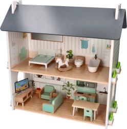 Дървена къща за кукли „Приятен“