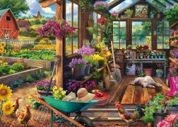 Puzzle Garden Cottage 1000 Pieces SCHMIDT