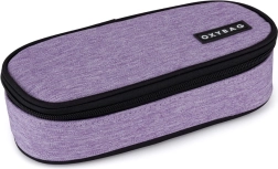 School Pencil Case Unicolor Purple