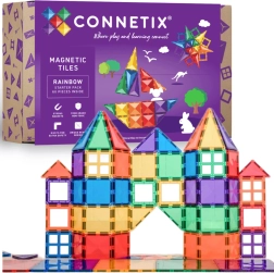 Connetix Rainbow Starter Pack магнитни конструктори 60 бр.