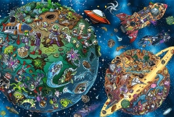 Пъзел Трефлици в космоса